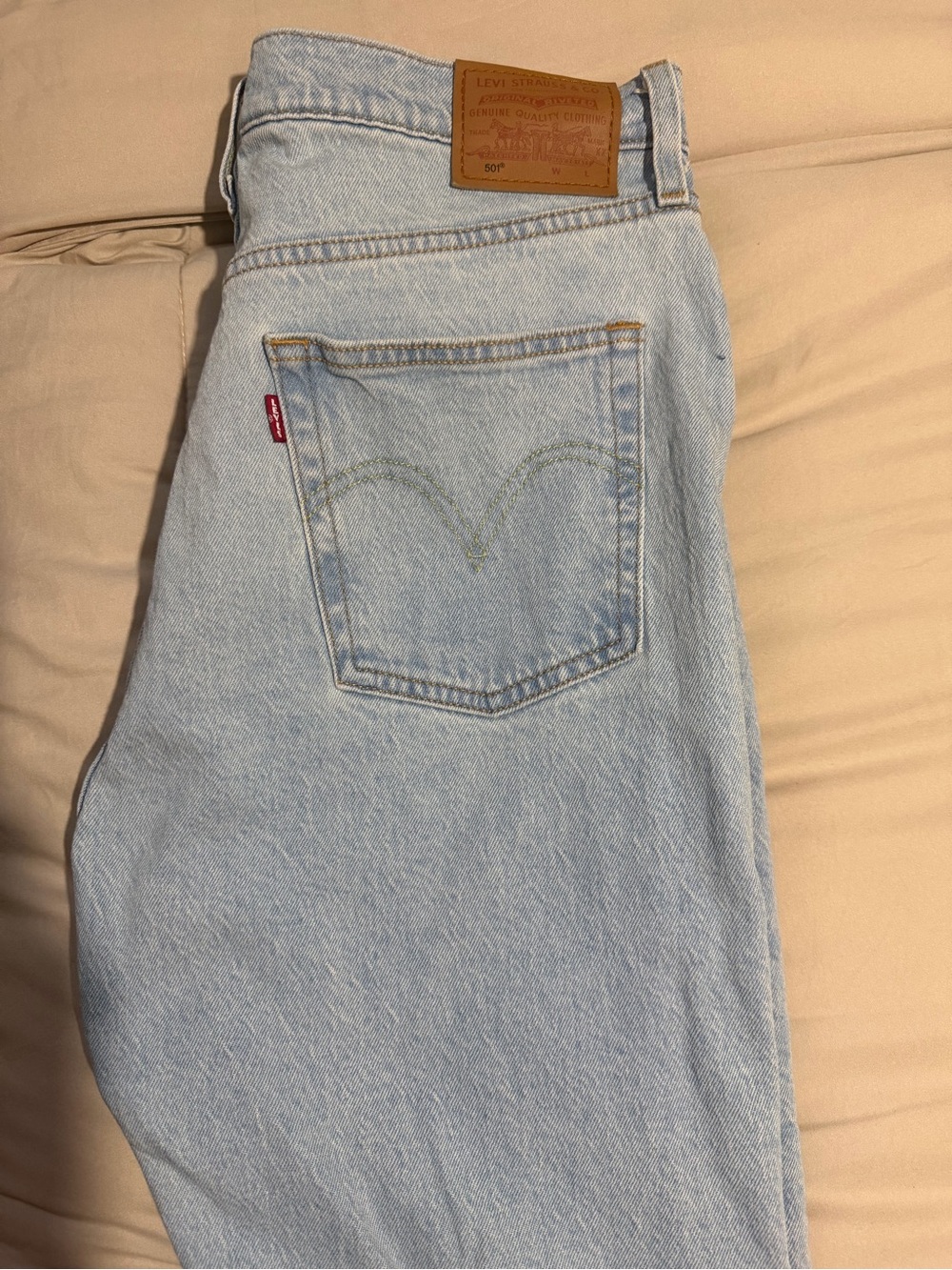 Levi's Light Blue Straight Leg Jeans